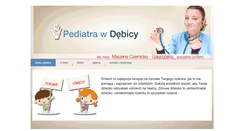 Desktop Screenshot of pediatrawdebicy.pl